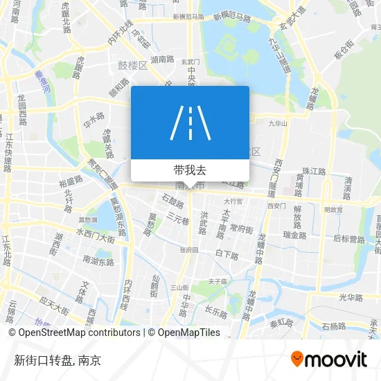 新街口转盘地图
