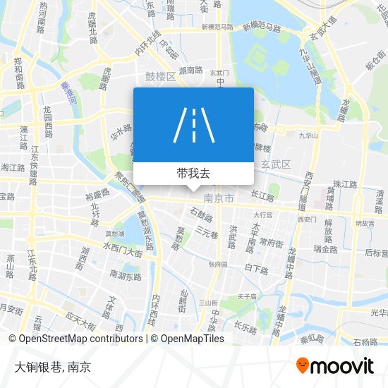 大锏银巷地图