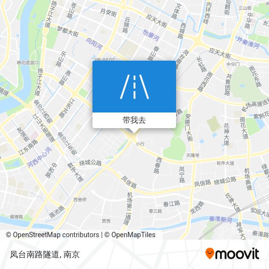 凤台南路隧道地图