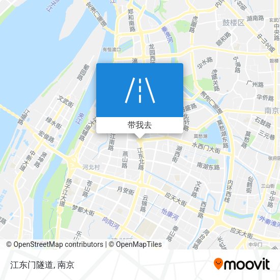 江东门隧道地图