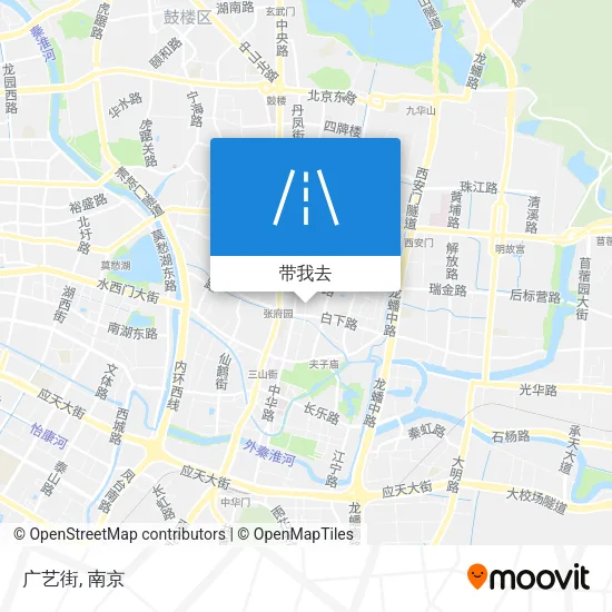 广艺街地图