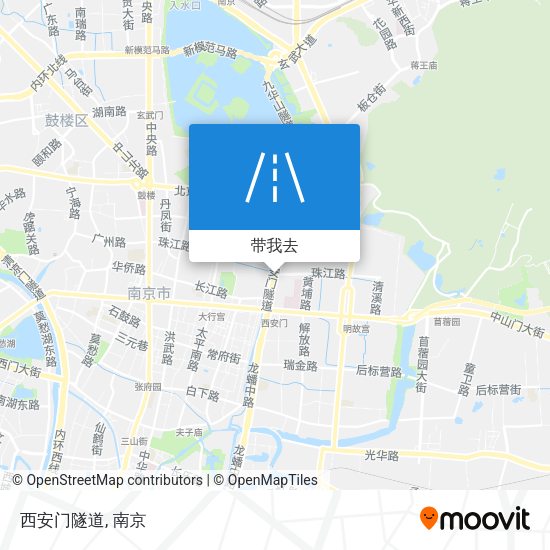 西安门隧道地图