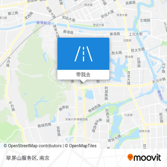 翠屏山服务区地图