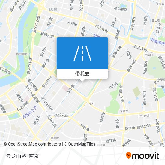 云龙山路地图