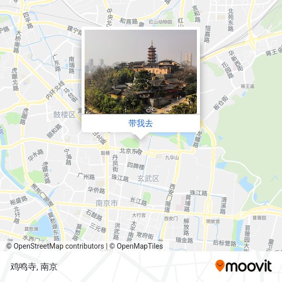 鸡鸣寺地图