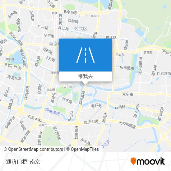 通济门桥地图