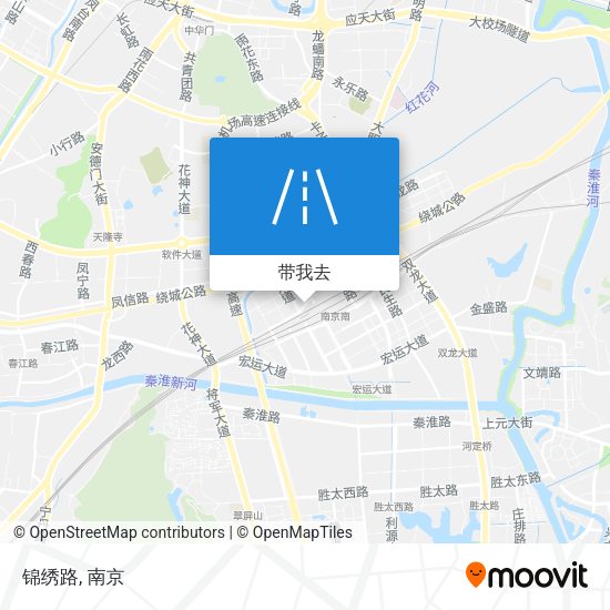 锦绣路地图