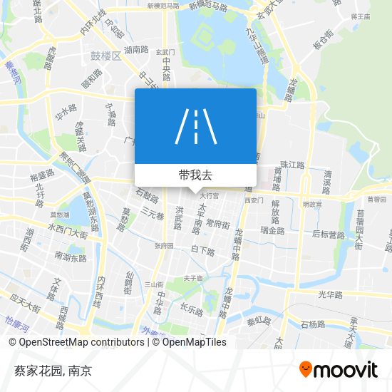 蔡家花园地图