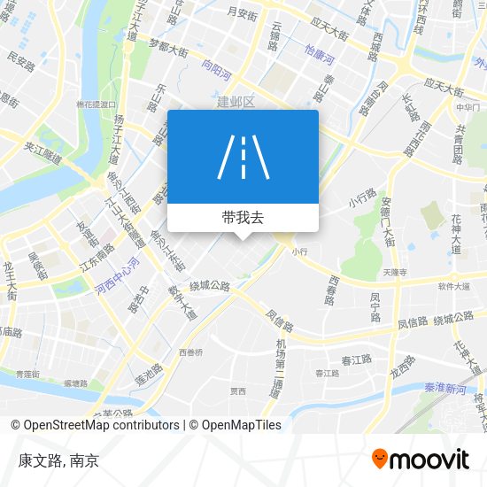 康文路地图