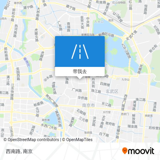西南路地图
