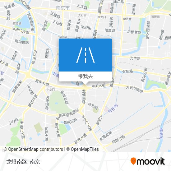 龙蟠南路地图