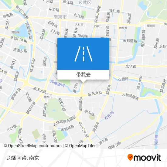 龙蟠南路地图