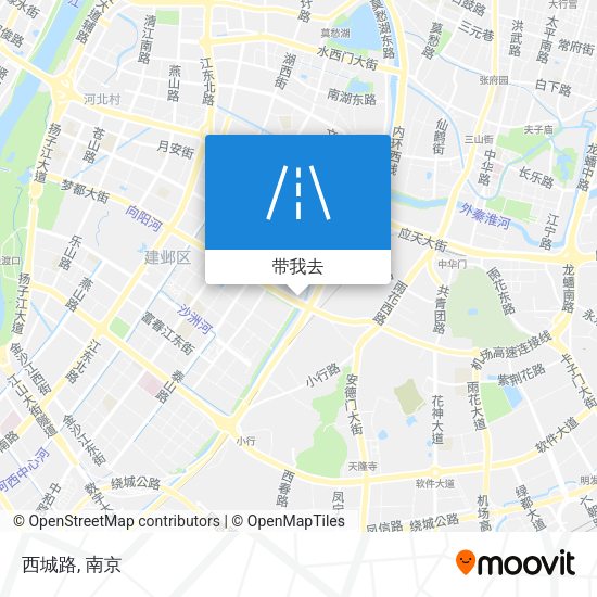西城路地图