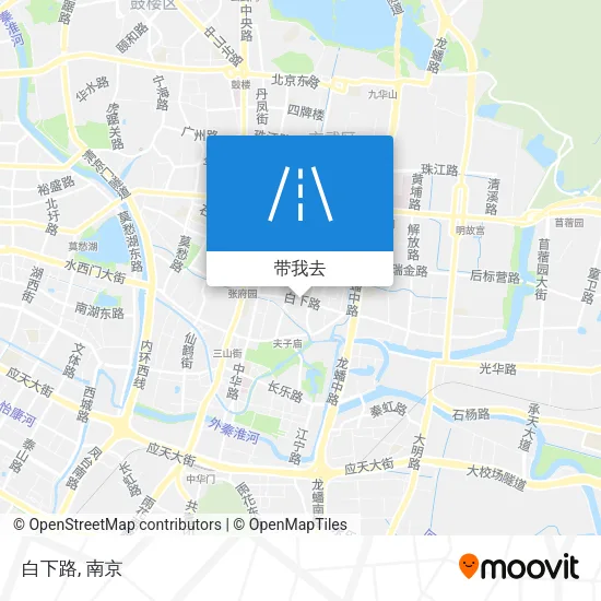 白下路地图