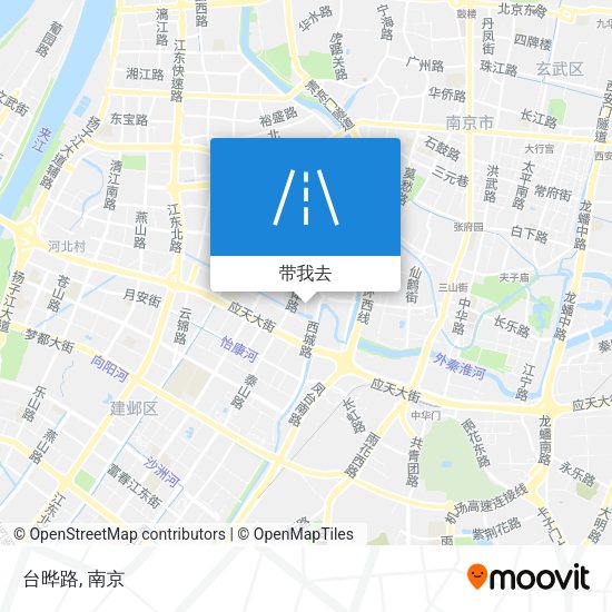 台晔路地图