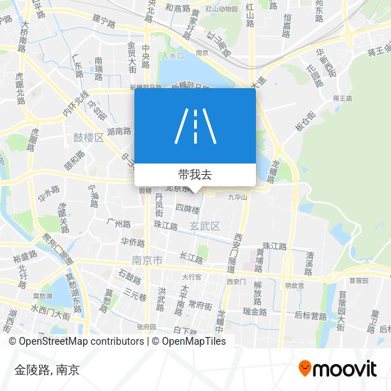 金陵路地图