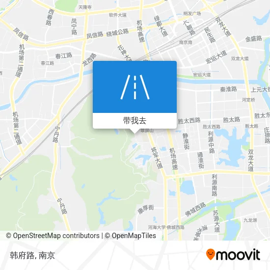 韩府路地图