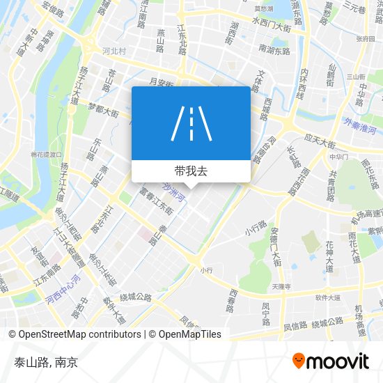 泰山路地图