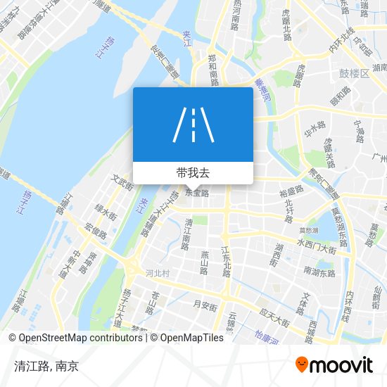 清江路地图