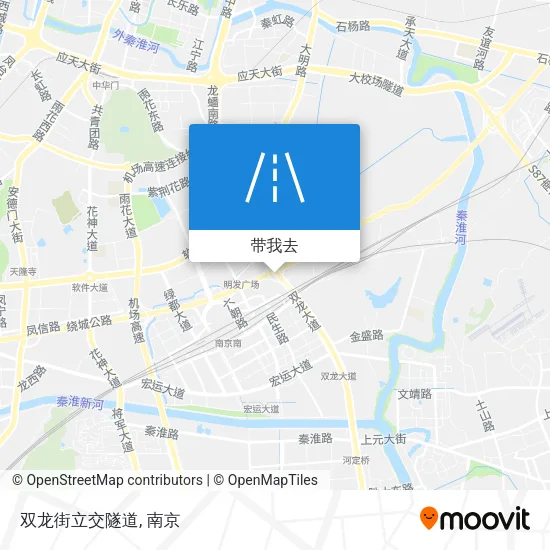 双龙街立交隧道地图