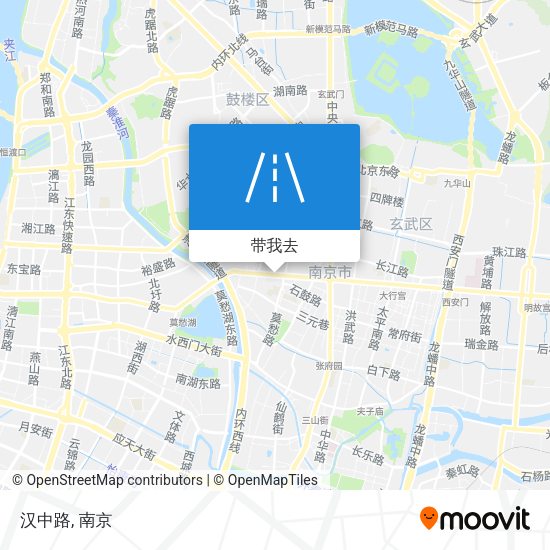 汉中路地图