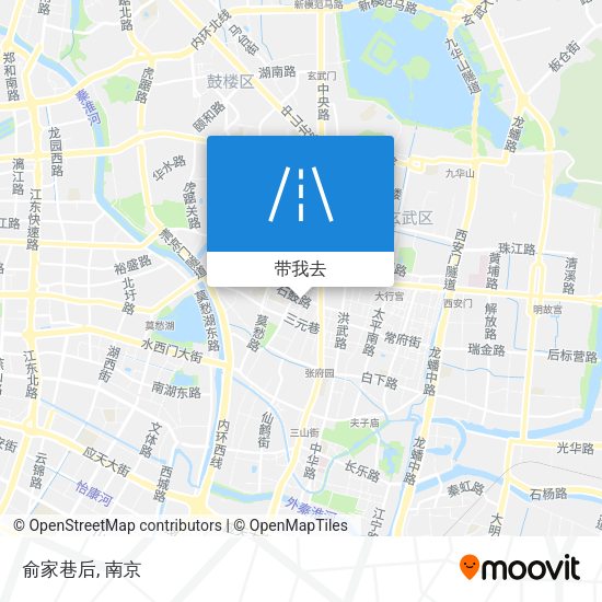 俞家巷后地图