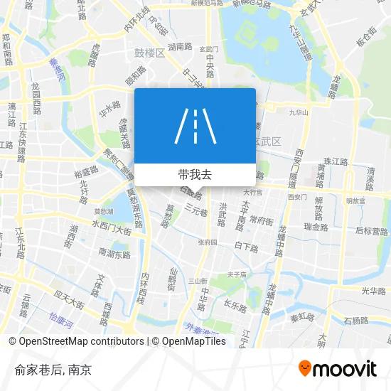 俞家巷后地图