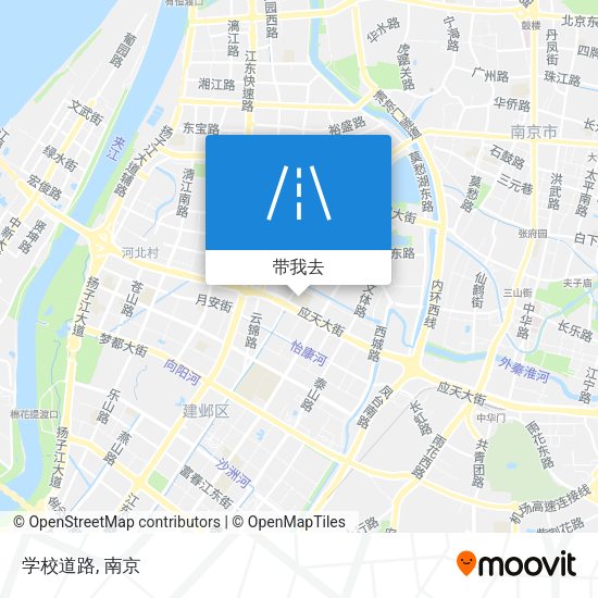 学校道路地图