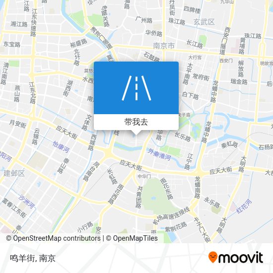 鸣羊街地图