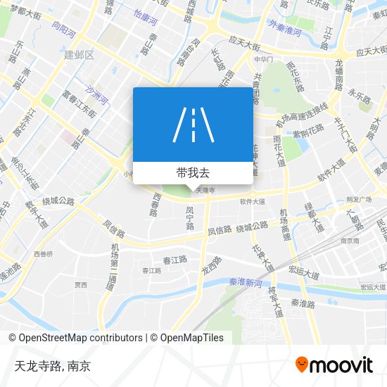 天龙寺路地图