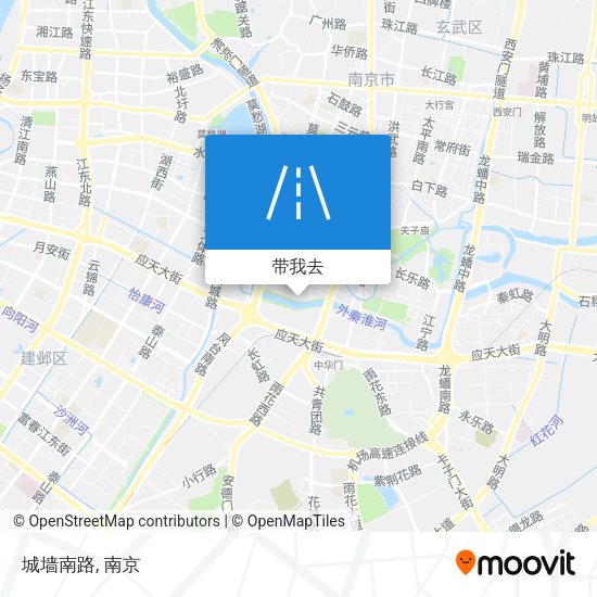 城墙南路地图