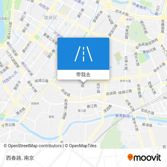 西春路地图