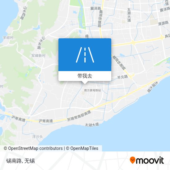 锡南路地图