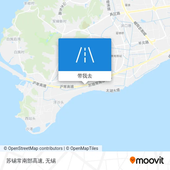 苏锡常南部高速地图