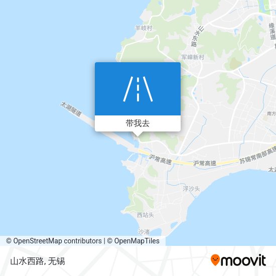 山水西路地图