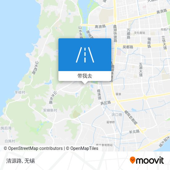 清源路地图