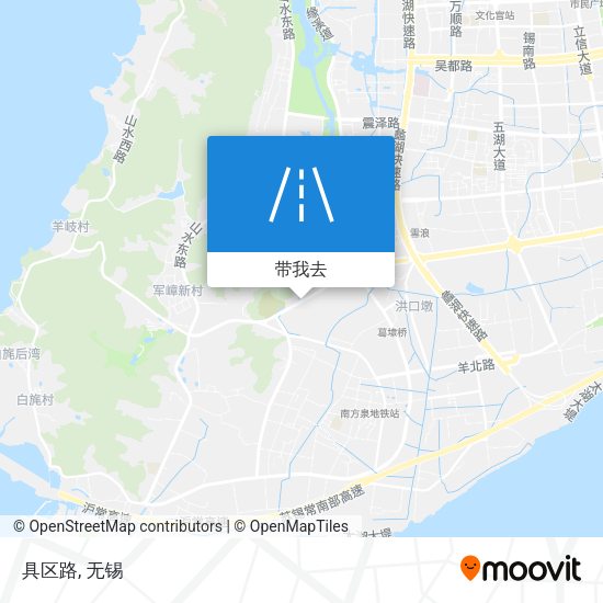 具区路地图