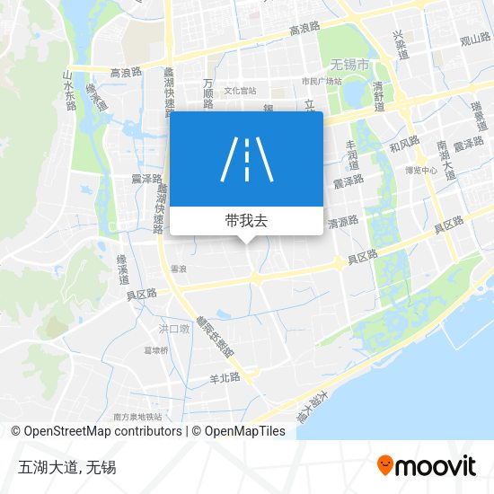 五湖大道地图