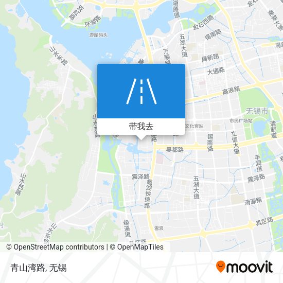 青山湾路地图