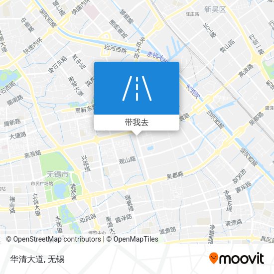 华清大道地图