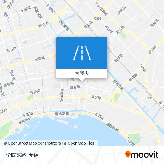 学院东路地图