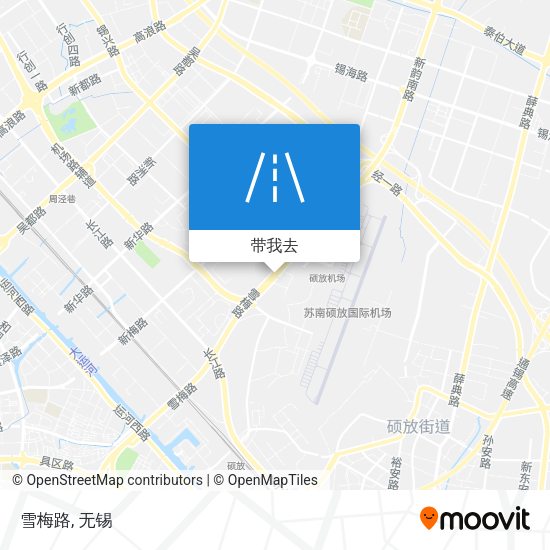 雪梅路地图
