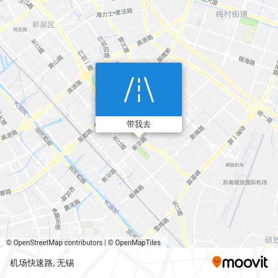 机场快速路地图