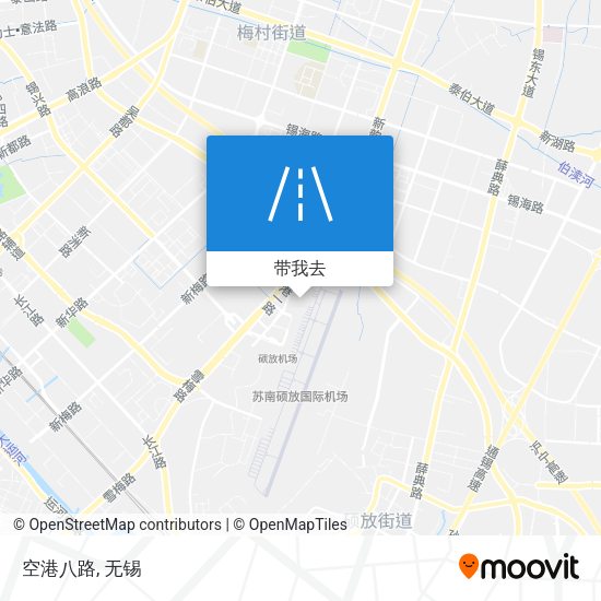 空港八路地图