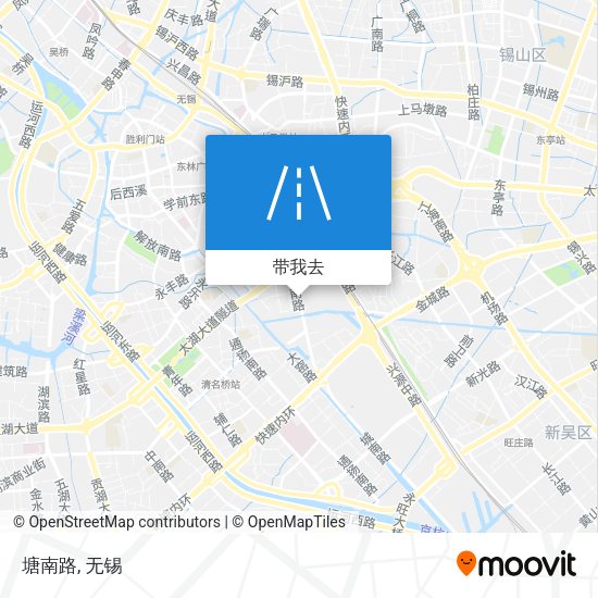 塘南路地图