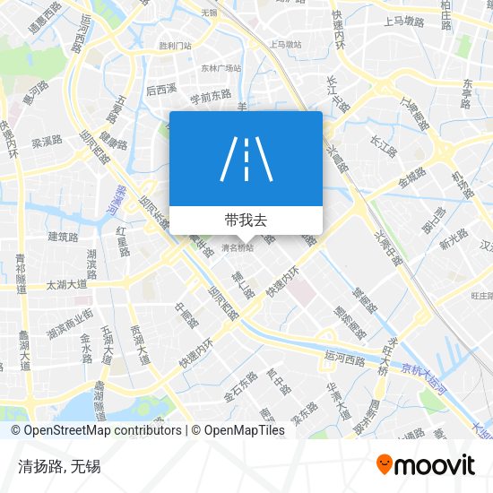 清扬路地图