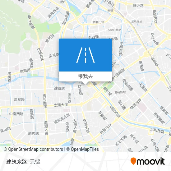 建筑东路地图