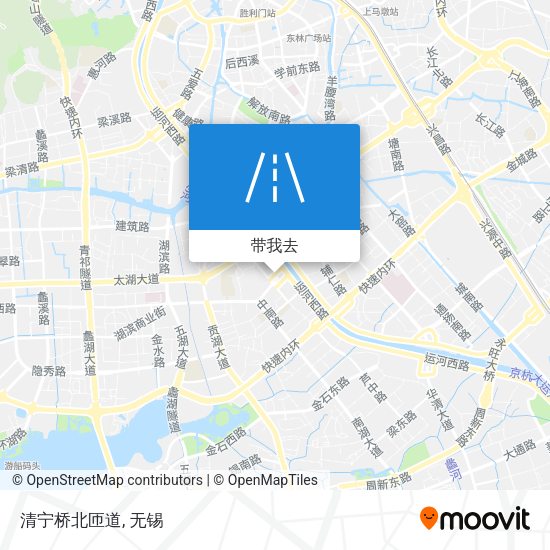 清宁桥北匝道地图