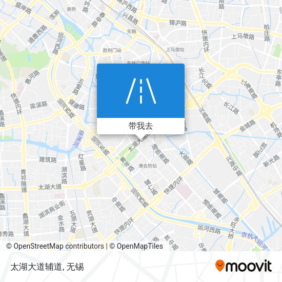 太湖大道辅道地图