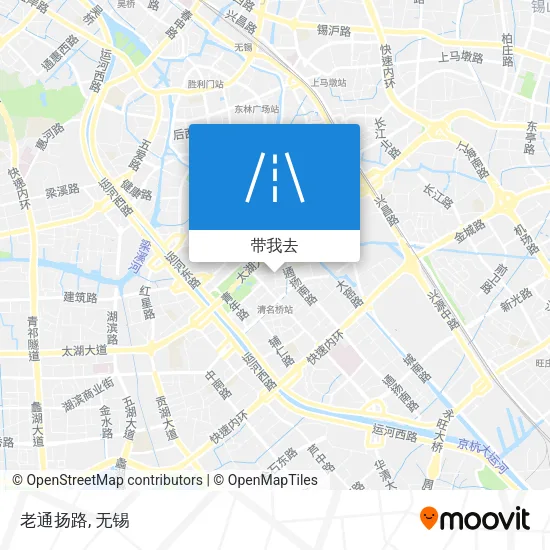老通扬路地图